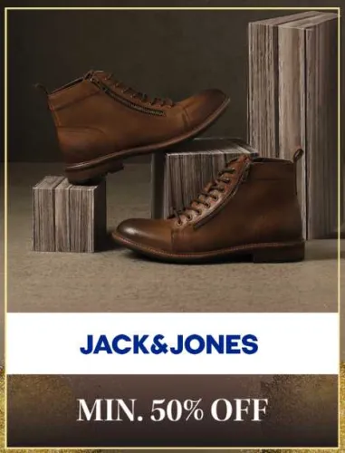 Image of Myntra Big Fashion Festival: Minimum 50% off on JACK& JONES Men's Footwear 