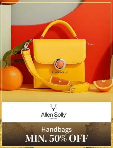 Image of Myntra Big Fashion Festival: Minimum 50% off on ALLEN SOLLY Handbags and Clutches 