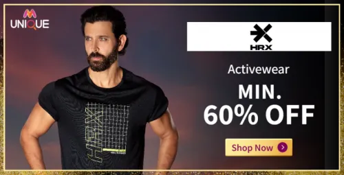 Image of Myntra Big Fashion Festival: Minimum 60% off on HRX Men's Fashion Deals 