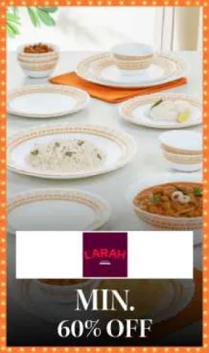 Image of Myntra Big Fashion Festival: Minimum 60% off on LARAH BY BROSSIL kitchenware 