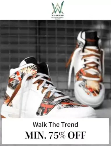 Image of Myntra Big Fashion Festival: Minimum 75% off on HRX Men's Footwear 