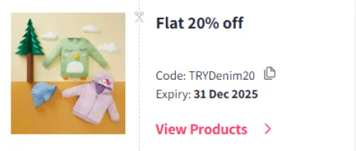 Image of Myntra Coupon: Flat 20% Off on Clothing
