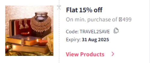Image of Myntra Coupon : Flat 15% Off on Fashion & Bags