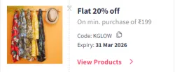 Myntra Coupon : Flat 20% Off on Beauty & Personal Care
