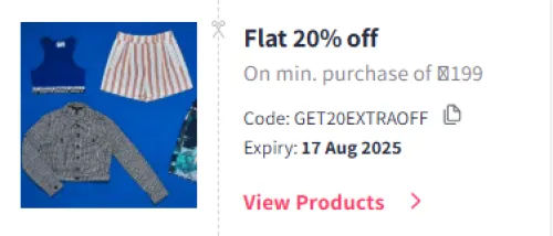 Image of Myntra Coupon : Flat 20% Off on Cetaphil Products