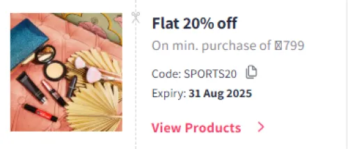 Image of Myntra Coupon : Flat 20% Off on Fashion & Footwear