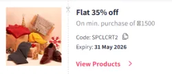 Myntra Coupon : Flat 35% Off on Jewellery & Clothing