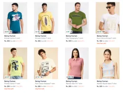 Myntra Loot : Upto 81% Off On Being Human Clothing