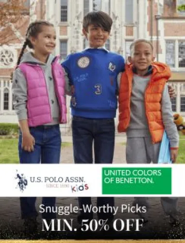 Image of Myntra Offer : up to 50% Discount on Kid's Winter Fashion  