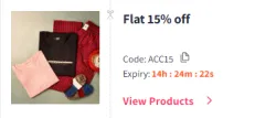 Myntra Coupon : Flat 15% Off on Fashion, Jewellery & Handbags