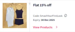 Myntra Coupon : Flat 15% Off on Smashbox Personal Care