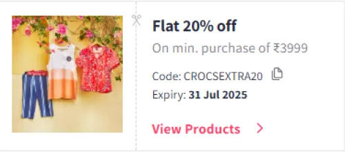 Image of Myntra Coupon : Flat 20% Off on Crocs Women's Footwear