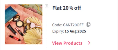 Image of Myntra Coupon : Flat 20% Off on GANT Men's Clothing