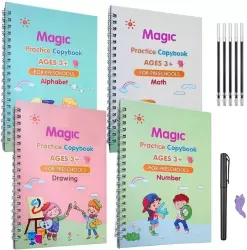Mynxe MAGIC Magic Practice Copy Books (Set of 4)