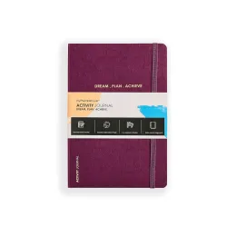 myPAPERCLIP Activity Series Dream-Plan-Achieve Journal Notebook | Featuring Monthly Habit Tracker, Monthly Affirmation P