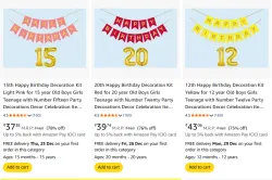 Mystic Toy Birthday Decoration Kit from ₹37