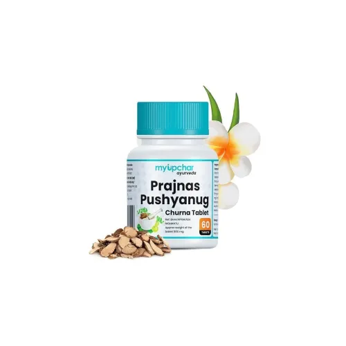 Image of myUpchar Ayurveda Prajnas Pushyanug Churna Tablets (60 Count)