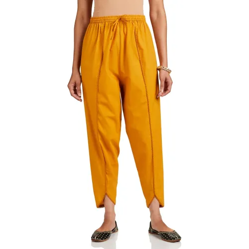 Image of Myx Women Cotton Dhoti Pants Relaxed Fit