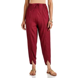 Amazon Brand - Myx Women Relaxed Rayon Dhoti Pants (Available in Plus Sizes)