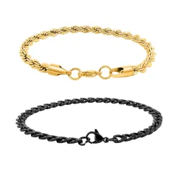 Nakabh Combo of Chain Stainless Steel 2220201P