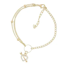 Nakabh Latest Single Leg anklets for Women Stylish Girls