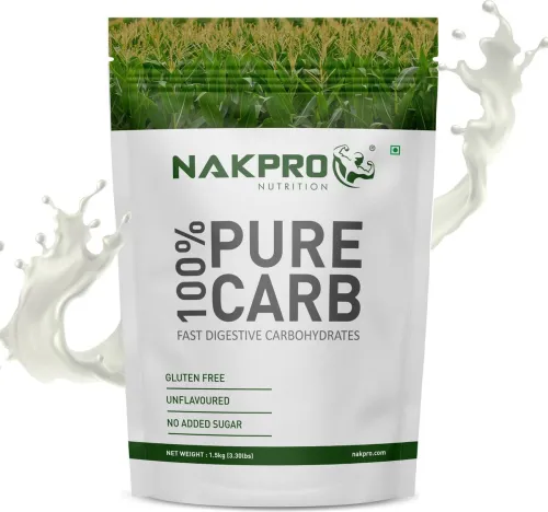 Image of Nakpro 100% Pure Carb Supplement Powder 1.5kg
