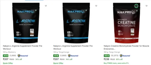 Image of Nakpro Protein Supplement upto 76% off