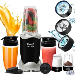 NALSA Blender Mixer Grinder|5 Jar & 600W Copper Motor