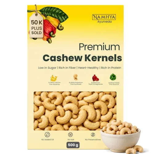 Image of Namhya Cashew Kernels Protein Rich 500g