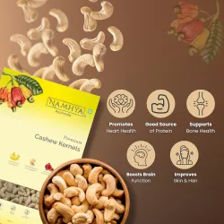 Namhya Cashew Kernels | Protein Rich, Boosts Energy & Heart Health | 500g