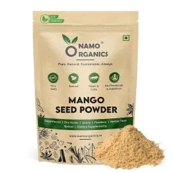 Namo - Mango Seed Powder - 1 Kg - B12 Rich | No Preservatives | Double Filtered | No Added Impurities (1kg)