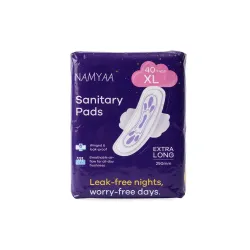 Namyaa Sanitary Pads XL 290mm, 40 Pads