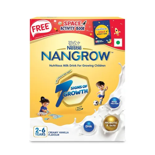 Image of Nangrow Nutritious Milk Drink Powder for Growing Children Toddler Aged 2-6 Years, Contains DHA, Rich in Protein & Vital 