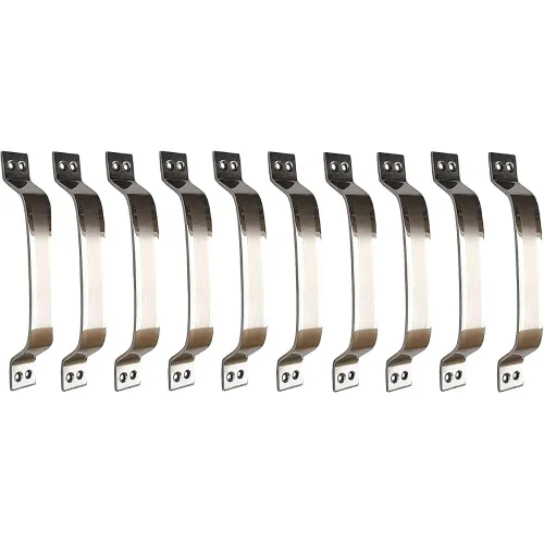 Image of Narang Vertically Shaded Stainless Steel Pull Handle 10 Pack 