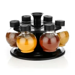 NARIYA 6-in-1 Rotating Spice Rack (125ml)