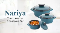 nariya ISI CERTIFIED CASSEROLE SET (1750 ml, 1050 ml, 550 ml)