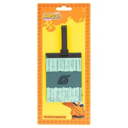 Naruto Anime PVC Luggage Label | Stylish Travel Tag for Suitcase & School Bag
