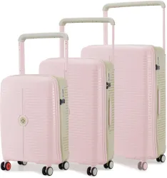 NASHER MILES 3-Piece Hard Luggage Set