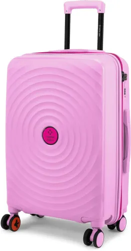 Image of Nasher Miles 75cm Large Check-in Suitcase (Pink)