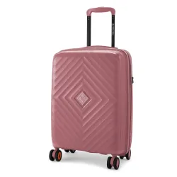 Nasher Miles Antwerp Hard-Sided Polypropylene Cabin Luggage 20 inch | 55cm TSA Lock 8 Wheels & Expander Small Trolley Bag for Travel | Suitcase (Bubblegum Pink)