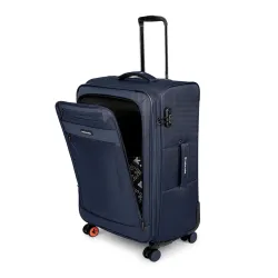 Nasher Miles Berlin 24inch Soft Luggage Navy