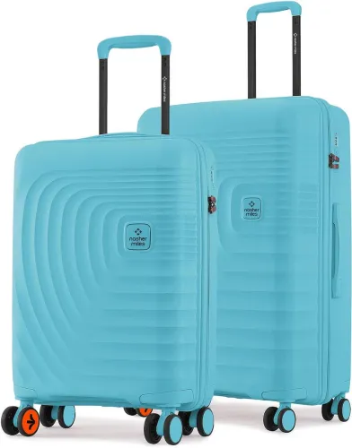 Image of NASHER MILES  Hard Body Set of 2 Luggage 8 Wheels
