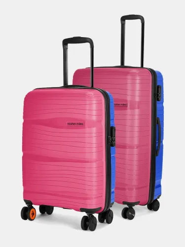 Image of NASHER MILES Hard Body Set of 2 Luggage