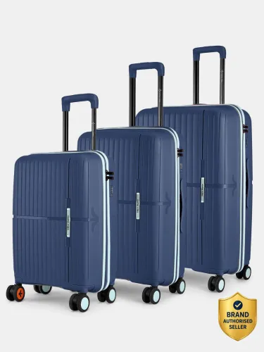 Image of NASHER MILES Hard Body Set of 3 Luggage