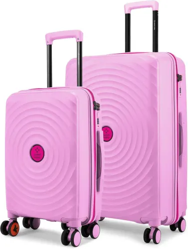 Image of NASHER MILES  Hard Body Set of 2 Luggage 8 Wheels
