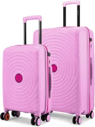 NASHER MILES Hard Body Set of 2 Luggage 8 Wheels