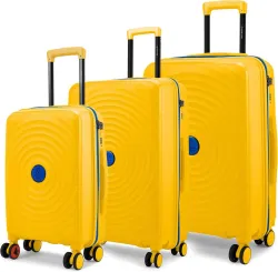 NASHER MILES  Hard Body Set of 3 Luggage 8 Wheels
