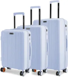 NASHER MILES  Hard Body Set of 3 Luggage 8 Wheels