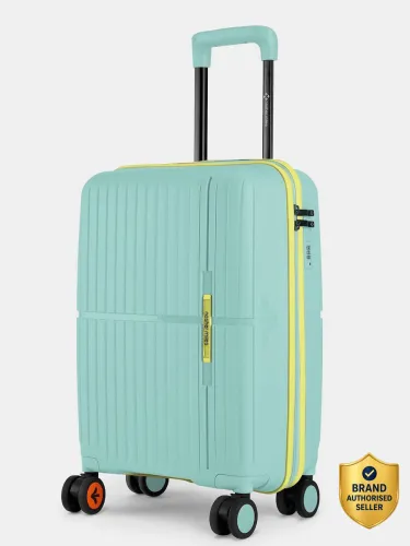 Image of NASHER MILES Hard-Polypropylene Luggage Cool Mint 55cm Trolley Bag Cabin