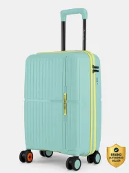 NASHER MILES Hard-Polypropylene Luggage Cool Mint 55cm Trolley Bag Cabin